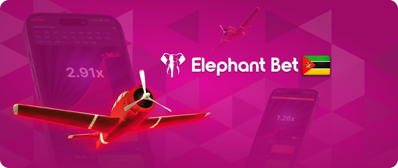 Elephant Bet Aviator — um popular jogo crash com multiplicadores elevados e uma aplicação prática para jogadores de Moçambique